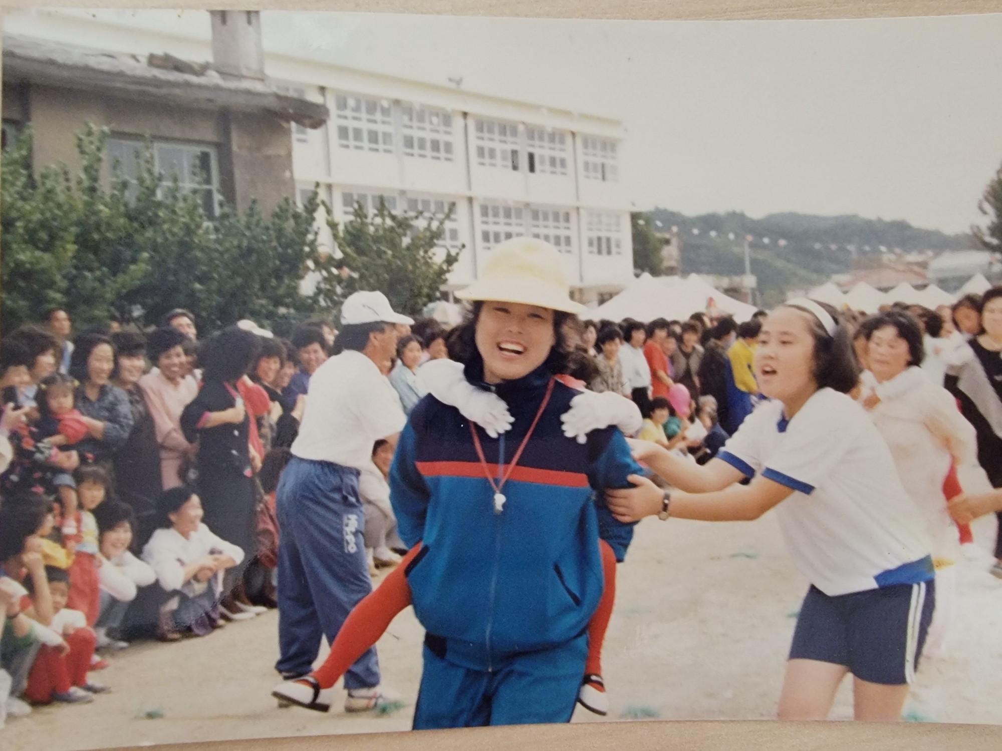 운동회때 유리업고 달리기 1등